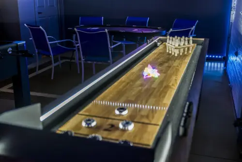 Indoor Entertainment Area #4: Game room featuring arcade, foosball, shuffleboard, poker table, and more!