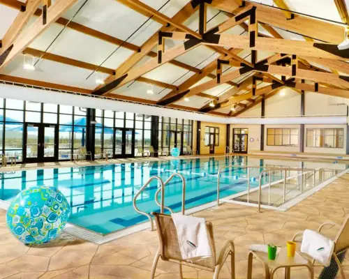 Amenity #2: Huge indoor and outdoor pools that covers you ALL year around