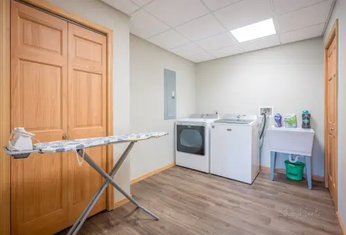 Laundry room on the lower level